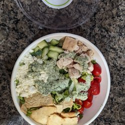 Verde - Gyro special salad today.