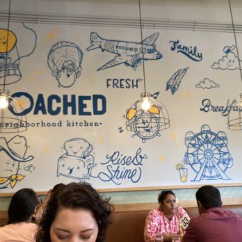 Poached Kitchen - Great Wall decor - Breakfast & Brunch Near Me - Irvine, California