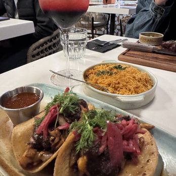 En Familia - Mushroom Medley & Cauliflower Tacos (2) - Mexican Near Me - Anaheim, California