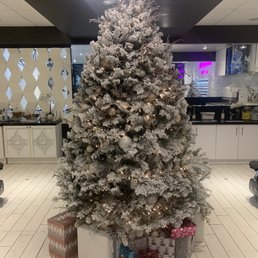 Our fresh flocked tree Our fresh flocked tree