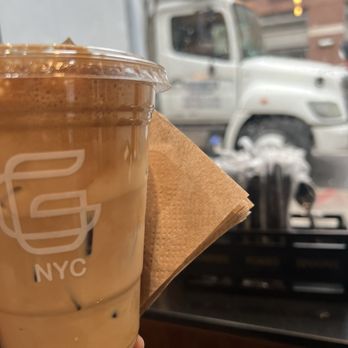 Grind NYC - G.R. Frappe. Iced coffee. I liked it. - Cafes Near Me - New York, New York