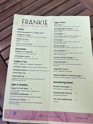 Menu photo 5 Frankie Jersey City, NJ Menu photo 5 Frankie Jersey City, NJ