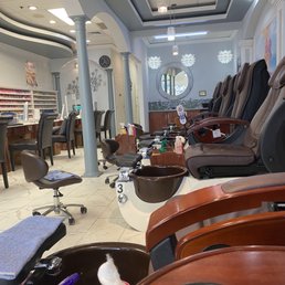 Very clean, especially in between customers