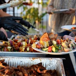 BBQ at Poolside Soiree Event