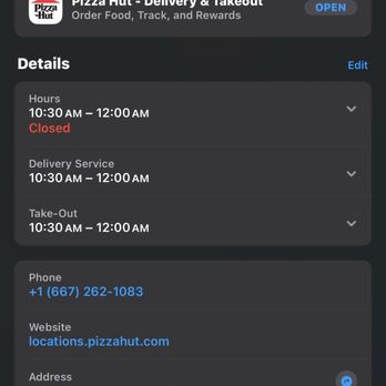 Pizza Hut - Location that I went to. - Chicken Wings Near Me - Baltimore, Maryland Pizza Hut - Location that I went to. - Chicken Wings Near Me - Baltimore, Maryland