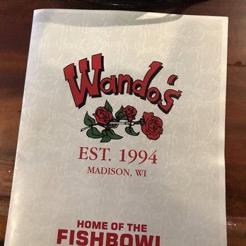 Wando's - Menu 9/2018 - Bars Near Me - Madison, Wisconsin