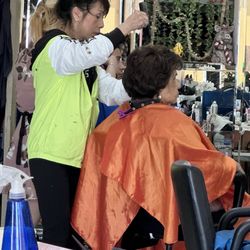 Mimi's Hair & Nails - Mom with a fresh color and cut