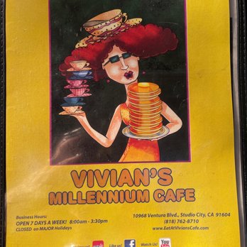 Vivian's Millennium Cafe - Breakfast & Brunch Near Me - Studio City, California Vivian's Millennium Cafe - Breakfast & Brunch Near Me - Studio City, California