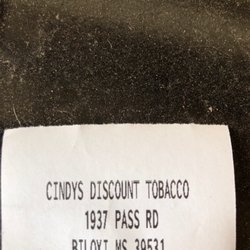 Cindy Discount Tobacco - Address and Number!