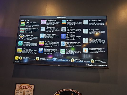 Menu photo 1 Hops 44 Storrs, CT