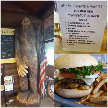 Restless Oaks Restaurant - This is the sasquatch burger - American Near Me - Lock Haven, Pennsylvania