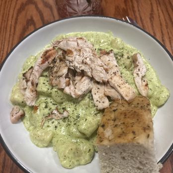 Campfire Tavern & Table - Pesto Gnocchi with grilled chicken , a little bland bit would get it again!! - Burgers Near Me - Rehoboth, Massachusetts
