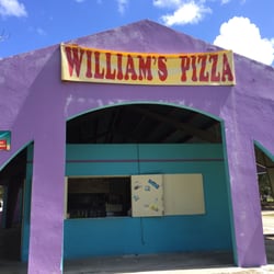 William's Pizza - On the beach in Luquillo, should have know better.