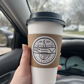 REV Coffeehouse - Caramel latte - Breakfast & Brunch Near Me - Hilliard, Ohio