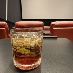 Living Room Theatres Indy - Whiskey and Coke from the bar to my theater seat