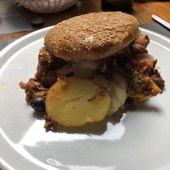 Osteria La Pace - Cinghia Burger (Wild Boar Burger) E 12,00 view 2 - Tuscan Near Me - Volterra, PI Osteria La Pace - Cinghia Burger (Wild Boar Burger) E 12,00 view 2 - Tuscan Near Me - Volterra, PI