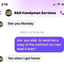R and R Handyman Services