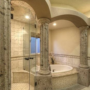 Allure Designs - Master bath renovation - Roman revival design - Kitchen & Bath Near Me