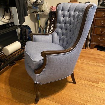 Adrian's Upholstery - After chair - Furniture Reupholstery Near Me - Hayward, California Adrian's Upholstery - After chair - Furniture Reupholstery Near Me - Hayward, California