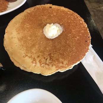 Chit Chat & Chew Cafe - The flap jacks covered the entire plate!! - Cafes Near Me - Searcy, Arkansas