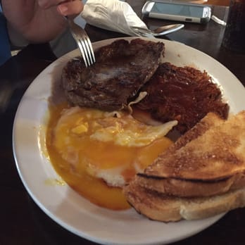 Point Break - Steak and eggs, 1 piece of toast, hash browns. - American Near Me - San Diego, California Point Break - Steak and eggs, 1 piece of toast, hash browns. - American Near Me - San Diego, California
