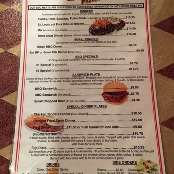 Danny's Place - Menu - Barbeque Near Me - Carlsbad, New Mexico