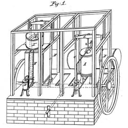 John Gorrie Memorial Bridge - One of John Gorrie's early attempt at air conditioning