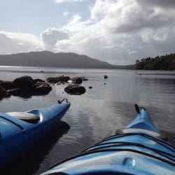Sligo Kayak Tours - Halfmoon Bay in Hazelwood, Lough Gill, Sligo.