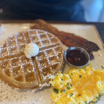 First Watch - Waffle with million dollar bacon! So good!! - Breakfast & Brunch Near Me - Wayne, Pennsylvania First Watch - Waffle with million dollar bacon! So good!! - Breakfast & Brunch Near Me - Wayne, Pennsylvania