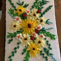 Fatt Cat Cafe - Cake we catered to match the funeral spray. Everything was served beautifully.
