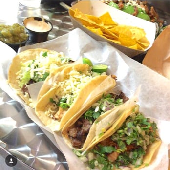 Tacos Tolteca - Street tacos and Americano tacos.... Use the lime juice, you won't regret it - Mexican Near Me - Baltimore, Maryland