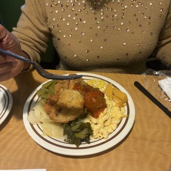Fried Tomato Buffet - Mother's plate....she was quite satisfied - Buffets Near Me - McDonough, Georgia Fried Tomato Buffet - Mother's plate....she was quite satisfied - Buffets Near Me - McDonough, Georgia