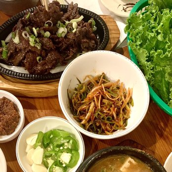 Ho Ho Restaurant - #28.Marinated Beef Short Rib, comes with lettuce, seasoned scallions, garlic & pepper slices and bean paste to make wraps. $32.99. 4* - Korean Near Me - East Rutherford, New Jersey Ho Ho Restaurant - #28.Marinated Beef Short Rib, comes with lettuce, seasoned scallions, garlic & pepper slices and bean paste to make wraps. $32.99. 4* - Korean Near Me - East Rutherford, New Jersey