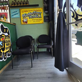 Golden Tiger Tattoo - Inside - Tattoo Near Me - Gardena, California Golden Tiger Tattoo - Inside - Tattoo Near Me - Gardena, California