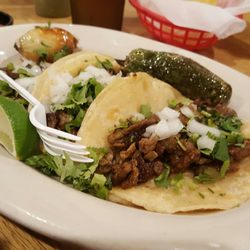 Taco Burrito Mexico - Steak tacos.