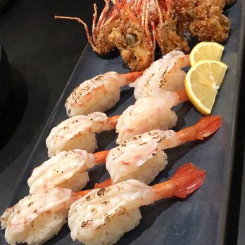 Bamboo Sushi - Sweet shrimp with fried heads - the heads were way too oily tho. - Sushi Bars Near Me - Seattle, Washington