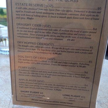 Spirit Tree Estate Cidery - Menu - Bakeries Near Me - Caledon, Ontario Spirit Tree Estate Cidery - Menu - Bakeries Near Me - Caledon, Ontario