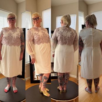 Sketch & Stitch - Custom‑made dress with pretty lavender lace and comfy, flattering fit. August 2026 - Sewing & Alterations Near Me Sketch & Stitch - Custom‑made dress with pretty lavender lace and comfy, flattering fit. August 2026 - Sewing & Alterations Near Me