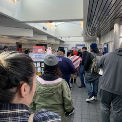 United States Postal Service - Long line just to get stamps... get a self serve stamp machine please...