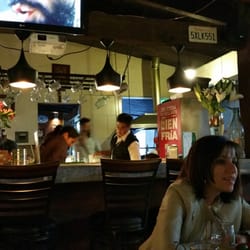 Mafras Biergarten - Good gourmet burgers and a variety of wines.