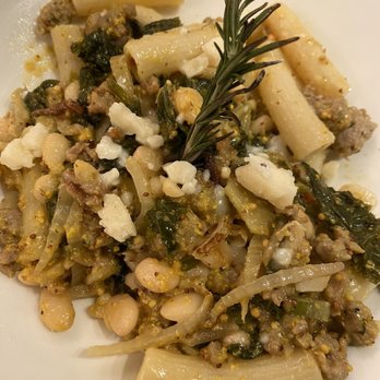 Strang Hall - Pork sausage rigatoni from Fond - Food Court Near Me - Overland Park, Kansas Strang Hall - Pork sausage rigatoni from Fond - Food Court Near Me - Overland Park, Kansas