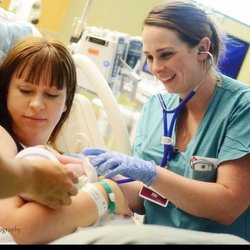 Labor Doula Company - During my travel nurse years, with my favorite doula ever, Patti Ramos.