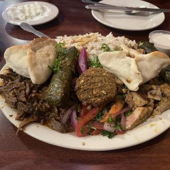 Sheshco Mediterranean Grill - Sampler Platter (for one): Part 2 - Mediterranean Near Me - Grand Rapids, Michigan