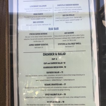 Schooners - Appetizer menu - Seafood Near Me - Cayucos, California Schooners - Appetizer menu - Seafood Near Me - Cayucos, California
