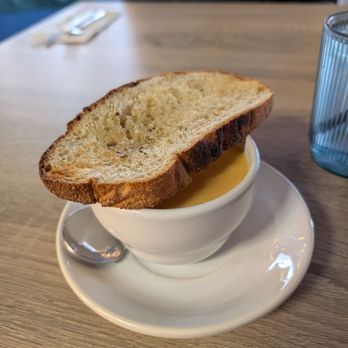 The Bridgewater Cafe - Cup of lobster bisque - Breakfast & Brunch Near Me - Bridgewater Township, New Jersey
