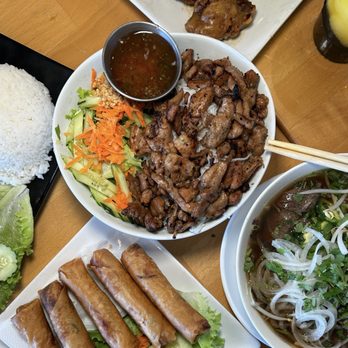 Pho Legend - egg rolls, house special pho, charbroiled chicken vermicelli bowl, spicy chicken wings - Noodles Near Me - Los Angeles, California Pho Legend - egg rolls, house special pho, charbroiled chicken vermicelli bowl, spicy chicken wings - Noodles Near Me - Los Angeles, California