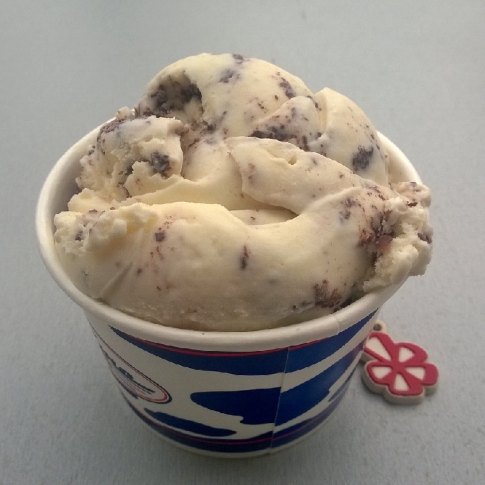 MooTime Creamery - Coconut Chocolate Chip with Coffee Underneath. - Ice Cream & Frozen Yogurt Near Me - Coronado, California