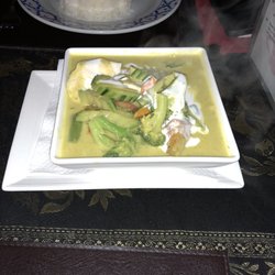 Thai Villa - Green curry with chicken