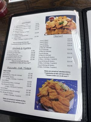 Menu photo 2 Bayseas Catfish House San Antonio, TX