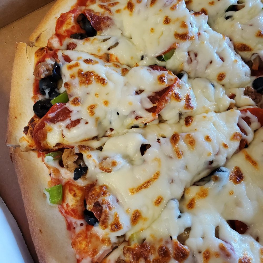 Pizza Shack - "The Works" - Pizza Near Me - Oak Island, North Carolina Pizza Shack - "The Works" - Pizza Near Me - Oak Island, North Carolina